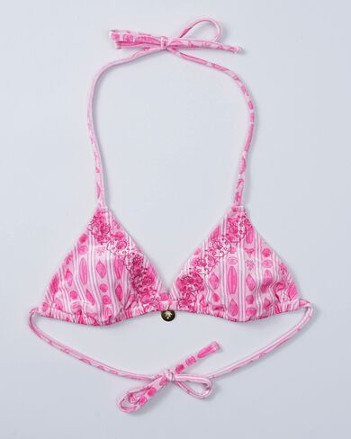 Pink Palm Puff Demi Top in Sakura in Kuwait