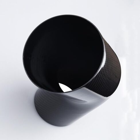 AC PERFORMANCE OD 4 inch (102mm) Straight Carbon Fiber Tube, 4" Outer diameter, Length 11.8 inch (300 mm), 1.5mm Thickness, 3K Twill Real Carbon Fiber Hose (no Logo, Emblems or Markings) in Saudi Arabia