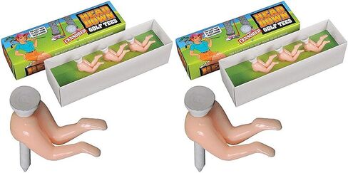 Loftus Heads Down Golf Tees - Golfer Gag Gift Idea (2) in Saudi Arabia