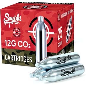 خراطيش ثاني أكسيد الكربون 12 جرام غير ملولبة لمسدس ثاني أكسيد الكربون BB، مسدس هواء، مسدس Airsoft، مسدس هواء، بندقية هوائية (25 قطعة) in Kuwait