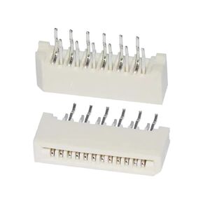 10Pcs 1.25mm FPC/FFC Connector Flexible Flat Cable Socket Double Row 4/5/6/7/8/9/10/11/12/14/16/18/20/22/24/26/28/30/32 Pin(Curved Needle (A),10 Pin) in Kuwait