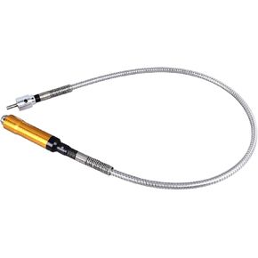 Jeanoko Flexible Shaft Extension Adapter Stable and Safe Connection for Power Drill Mini Engraving Machine Grinding Tool for DIY Enthusiasts Silicone Rubber Handle (Stainless Steel Style) in Kuwait