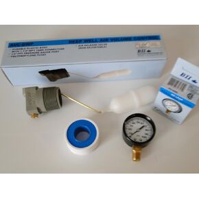 BOSHART (BII) BRAND/NO LEAD/DEEP WELL AIR VOLUME CONTROL VALVE + PRESSURE GAUGE + TEFLON TAPE KIT in Kuwait