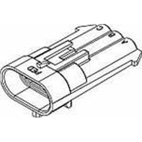 Automotive Connectors 3P Male Black 150 Series 14 AMPS (1 piece) in Kuwait