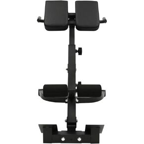 Roman Chair Hyperextension Bench 103 * 70 * 113 cm/ 40.55 * 27.55 * 44.48 in Black Home Fitness Workout Roman Chair Hyperextension Back Extension Bench Adjustable in Kuwait