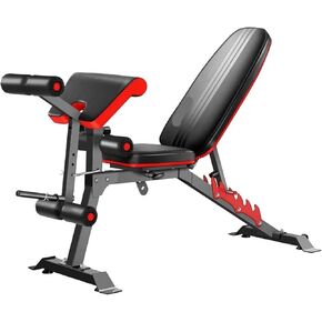 Roman Chair Hyperextension Bench Multifunctional Weight Bench with Leg Extension and Preacher Pad, Workout for Decline Press, Strength Training in Kuwait