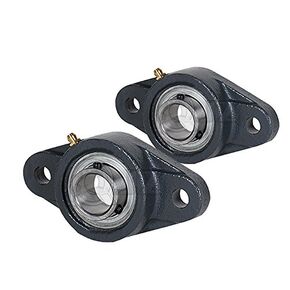 2X 1 1/4 in 2-Bolts Flange Cast Iron SBFL207-20 Mounted Bearing SB207-20G+FL207 in Kuwait