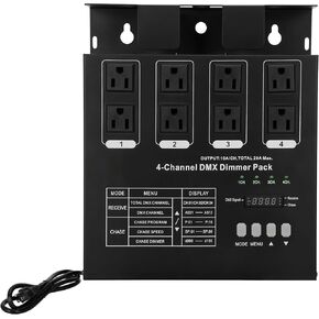Dmx Dimmer Pack,4 Channel Dmx512 Dimmer Pack， Lighting Controller, DMX 4-Channel Dimmer Pack Suitable for Stage Lighting Control in Kuwait