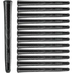 JumboMax Golf Grips JMX Ultralite Tapered Golf Club Grips, Oversize Golf Grips 25% Lighter Than Standard, Blackout - Pack of 13 Medium (+5/16) in Kuwait
