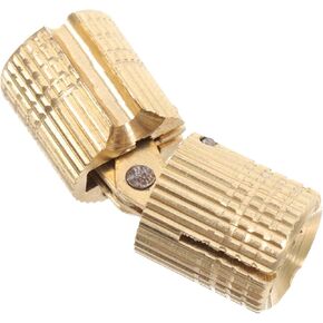Brass Mini Concealed Barrel Hinges 10mm Copper Hidden Invisible Furniture Hinges for DIY Wooden Cabinet Doors Jewelry Box Corner Cupboard in Kuwait