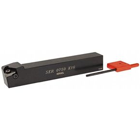 Indexable Threading Toolholder, External, Right Hand, 3/4 x 3/4 Shank, 5" OAL, Uses 16ER Inserts, HSE Series HSER, Part #H08700007 in Saudi Arabia