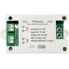 EWeLink DC7-32V 10A Motor Forward Reverse Controller Switch, WiFi Bluetooth Remote Control, RF Compatible,Works with Alexa/Google Home Compatible, Smart Timing for Electric Desks, Screens in Saudi Arabia