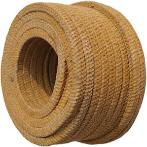 Log Burner Door Seal Rope,Rope Seal - Water Pump Shaft Packing Oil, Wear-Resistant High Temperature Self-Lubricating Gasket(25 * 25mm) in Kuwait