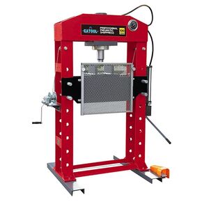 KATOOL 50 Ton Hydraulic Shop Press H-Frame Garage Floor Press, Adjustable Working Table Height (50 Ton) in Kuwait