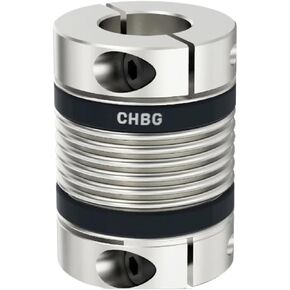 Bellows Coupling Elastic CouplingLB-B-D16L30-D82L100/LB-D-D16L27-D40L50 Aluminum High Elasticity(LB-B-D55L72 - H10-25) in Kuwait