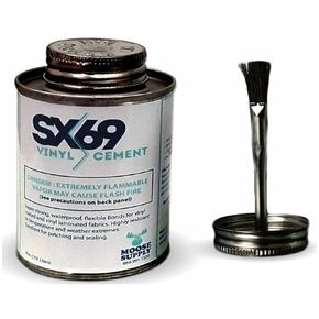 SX-69 Vinyl Cement Glue - 8 Ounce Can - Industrial Quality Adhesive and Comparable Strength to HH-66 in Kuwait