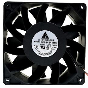 FFB1424VHG 24V 1.37A 14050 14CM 3-Wire Inverter Cooling Fan, Black in Kuwait