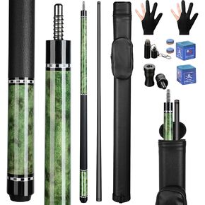 Kmise Carbon Fiber Pool Cue, 100% Carbon Fiber Shaft 58" Professional Low Deflection Pool Sticks for Adults Full Carbon Technology, 12.5mm Tip, 19.5-23oz, Professional Billiard Cue Stick in Kuwait