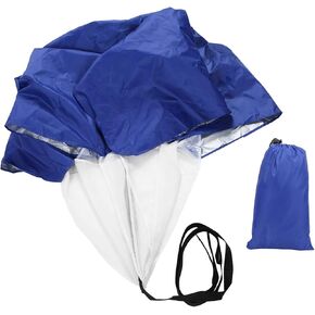 Adjustable Black Resistance Training Parachute - Football Drag Umbrella for Speed and Strength Training - Ideal for Athletes and Outdoor Sports Enthusiasts in Kuwait