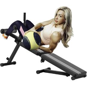 Roman Chair Hyperextension Bench Sit up Benches Abs Workout Equipment Foldable Hyperextension Roman Chair Abdominal Gym Utility Slant Board Exercise in Kuwait