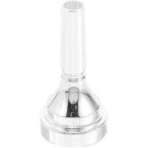 Brass Cornet Mouthpiece Silver-plated Metal Labor-saving 4b Short Shank Accessory for Beginner and Professional Cornet Players in Kuwait