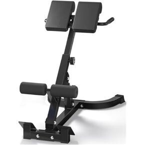 Roman Chair Hyperextension Bench Roman Chair Back Extension Bench Machine with Dual Adjustable Angle and Height for Targeted Lower and Glute Workouts in Kuwait