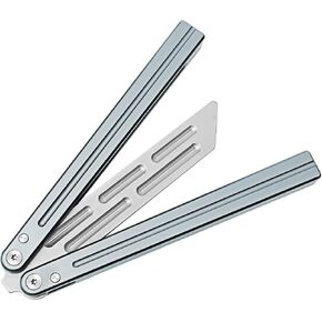 WARHERO Aluminium Alloy Integral Channel Handle, Handle Practice Tools,Integrated Forging,Balance and Inertia -silver in Kuwait