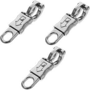 Housoutil 3pcs Snap Swivel Quick Release Shackle 102mm Hook Lock for Horse Riding Accessory in Kuwait