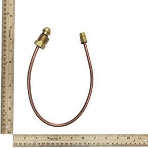 912JS20 Rego 1/4 "M.NPT X M.POL 7/8" حلمة قصيرة سداسية 20 "ضفيرة 1/4" أنبوب in Kuwait