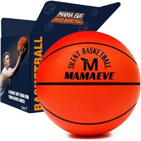 كرة السلة الصامتة مقاس 7 مقاس 5 مقاس 3، كرة سلة داخلية جديدة محززة بدون هواء، حزمة غير قابلة للتشوه، ملمس حقيقي وترتد مثل الكرة الرسمية، تدريب داخلي هادئ على المراوغة in Kuwait