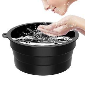 وعاء الوجه الثلجي - حوض غسيل من السيليكون للغطس بالثلج البارد للعناية بالبشرة، أداة تجميل لشد الوجه، وتلطيف البرد للمنزل، والسفر، والعطلات، والفندق، ورحلة العمل، ومضاد للانتفاخ in Kuwait