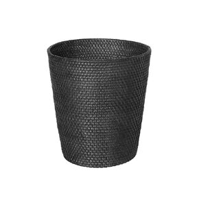 KOUBOO Loma Round Rattan Paper Waste Basket, Trash Can Bathroom, Garbage Bin, Bedroom, Kitchen, Office, Home Desk Small Wicker Bin for Waste, Paper, Honey Brown in Kuwait