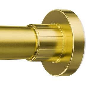 قضيب ستارة دش Ausemku مقاس 32-80 بوصة قابل للتعديل - قطر 2.54 سم شديد التحمل بدون حفر زنبركي قضيب دش، قضيب تلسكوبي مقاوم للصدأ غير قابل للانزلاق للحمام، أبيض in Kuwait