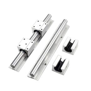 Professional 2pcs 20mm Rod SBR20 Fully Supported Linear Rail Guide Lineaire Shaft with 4Pcs SBR20UU Slide Ball Bearing Block for CNC(250mm) in Saudi Arabia