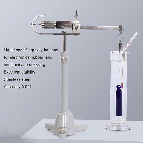 Liquid Density Specific Balance, Webster's Mechanical Weight Specific Scale, 1-2.000 Measuring Range, 0.001 High Accuracy, 5cm3 Drain Port, for Lab Liquid Density in Saudi Arabia