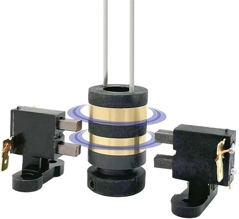 1pc Carbon Brush Slip Ring for Cotton Candy Machine Rotary Collectors Sets 2 ways Conductive Rings(2pcs 5x6 J201) in Saudi Arabia