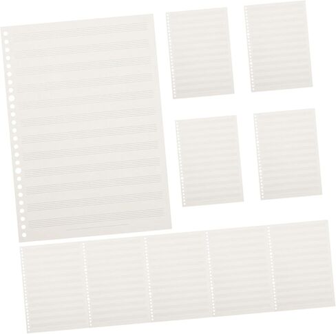 Milisten Professional Music Notation Pad for Boy Girl Narrow Staff Lines for Enhanced Clarity Durable and Replaceable Music for Learning and Composition in Saudi Arabia