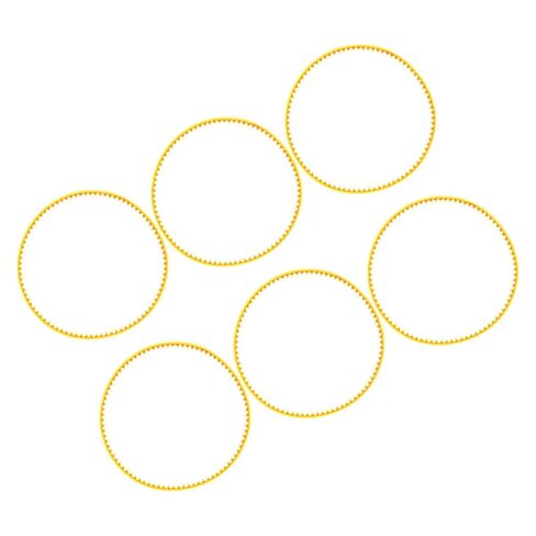 6pcs Cotton Candy Maker Replacement Belts Plastic Reusable Belts for Indoor Candy Machines Cotton Maker Accessory Sugar Dispenser Compatible in Kuwait