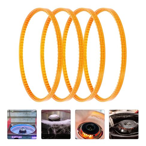 6pcs Cotton Candy Maker Replacement Belts Plastic Reusable Belts for Indoor Candy Machines Cotton Maker Accessory Sugar Dispenser Compatible in Kuwait