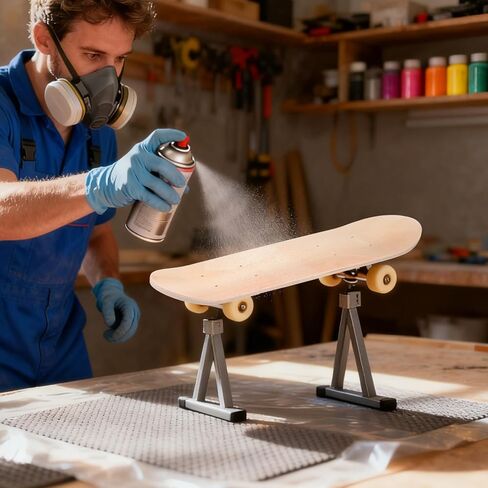 SUPVOX Blank Skateboard Deck, 7-ply Maple Wood DIY Unfinished Board 16. 9 Inch Long, Double-Sided Blank Surface for Painting, Graffiti Art and Kids Creative Projects in Saudi Arabia