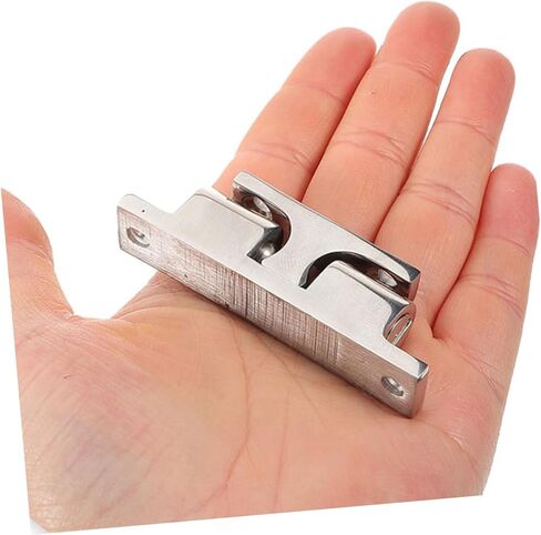 4pcs Cabinet Door Latch Stainless Steel Flush Pull Design for Secure Boat Hatch and Rv Storage Compartments Rustproof and Weather Resistant Easy to Install in Saudi Arabia