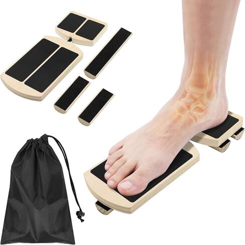 Ankle Strengthener Balance Board, Single Leg Foot Strengthener for Plantar Fasciitis & Achilles Tendonitis, Ankle Rehab & Mobility Trainer, Foot Balance Board Physical Therapy Equipment ﻿ in Kuwait