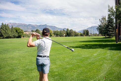 PPG Golf Swing Tempo Trainer ونادي الإحماء، عمود مرن للتدريب المتأخر، رأس كرة مرجحة متوازنة، الإحماء، ملحقات التدريب، تحسين التأرجح، أسود in Kuwait