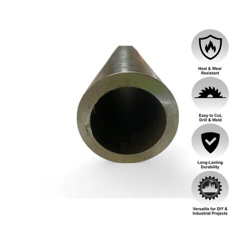 2" OD x 1/4" Wall DOM Seamless Round Tube x 6" Long, Mild Steel Tubing Reliable Metal for Custom Machining and Mechanical Applications Custom Projects Fabrication Use in Saudi Arabia