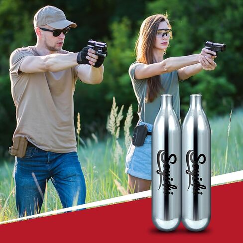 خراطيش ثاني أكسيد الكربون 12 جرام غير ملولبة لمسدس ثاني أكسيد الكربون BB، مسدس هواء، مسدس Airsoft، مسدس هواء، بندقية هوائية (25 قطعة) in Kuwait