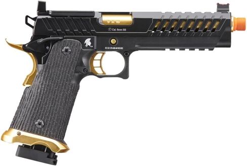 مسدس لانسر التكتيكي Knightshade Hi-Capa Gas Blowback Airsoft مع مجلة Airsoft إضافية (Red Dot Mount) in Kuwait