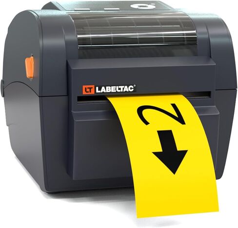 طابعة LabelTac LT4 مقاس 4 بوصات للملصقات الصناعية وعلامات السلامة - صانع ملصقات فينيل للنقل الحراري لوضع ملصقات OSHA، ووضع علامات على الأنابيب، وملصقات مخاطر الفلاش الكهربائية والقوسية، ووضع علامات على المستودعات والمرافق in Kuwait