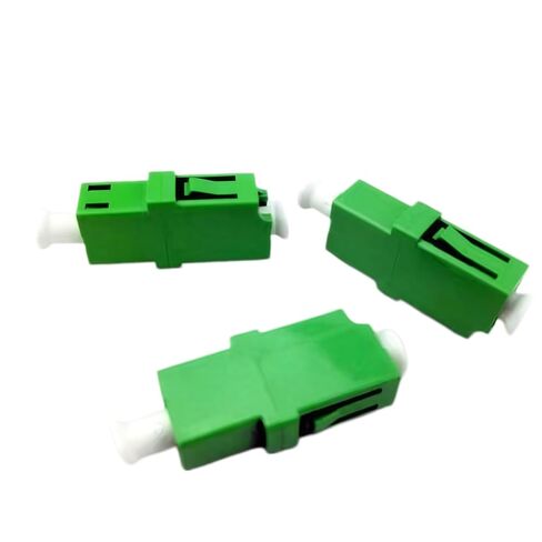 LC/APC Coupler Tin - 10 Pack - Single Mode LC/APC Fiber Couplers Set. LCAPC Fiber Adapters are Pre-Cleaned & Extend LCAPC Optical Cables. Connects SM Simplex or Duplex Cables in Kuwait