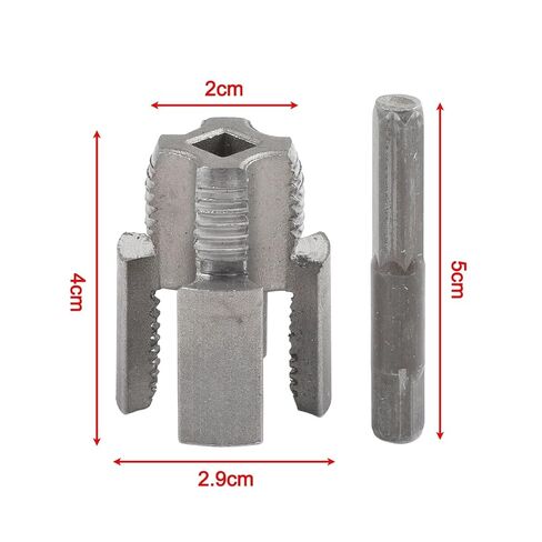 مجموعة أدوات ربط أنابيب المياه ذات 4 نقاط - أداة فتح الأسلاك والصنبور الداخلي المتوافق مع المثقاب اليدوي in Kuwait