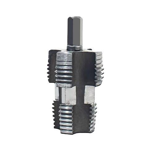 1PC PPR Pipe Thread Tap - 1/2" & 3/4" Dual Head Inner Thread Opener for Water Pipes in Saudi Arabia